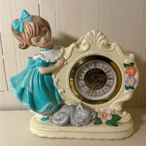 Antique ceramic clock.